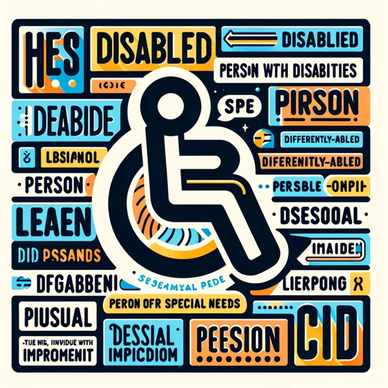another word for disabled person